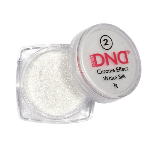 DND Chrome Effect White Silk