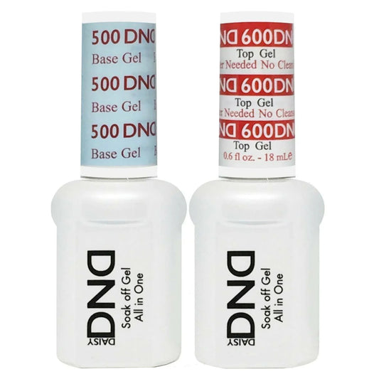 DND Gel Base and Top DUO - #500 & #600