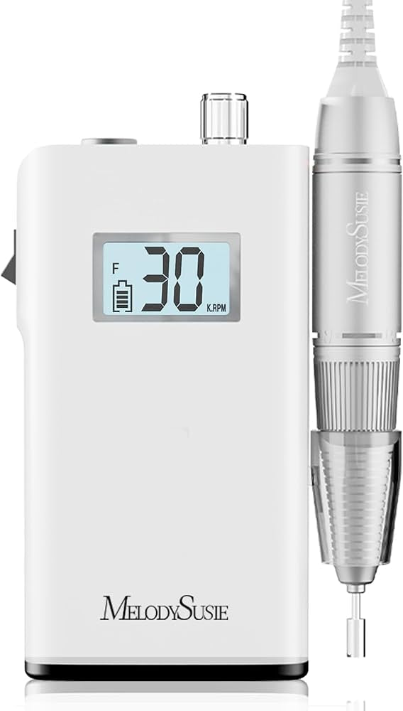 MelodySusie Portable Clip-On Nail Drill SC320H for Gel Removal & Nail Prep